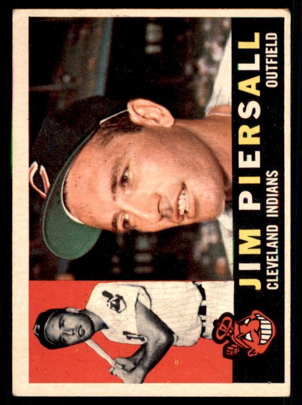 Jim Piersall, 1960 Topps Baseball
