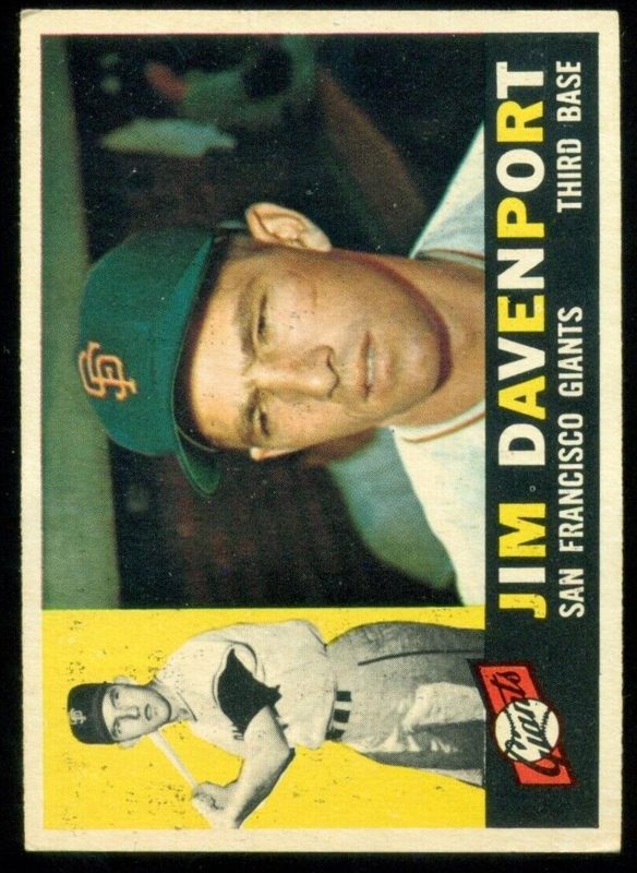 Jim Davenport, 1960 Topps Baseball