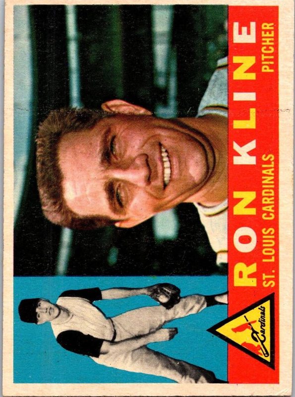 Ron Kline, 1960 Topps Baseball