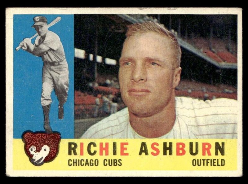 Richie Ashburn, 1960 Topps Baseball