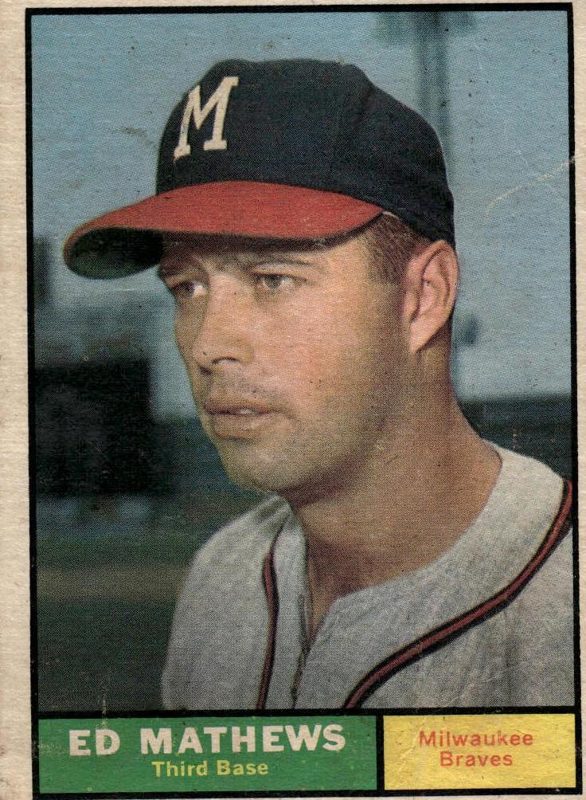 Ed Mathews, 1961 Topps Baseball