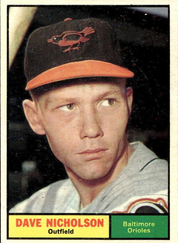 Dave Nicholson, 1961 Topps Baseball