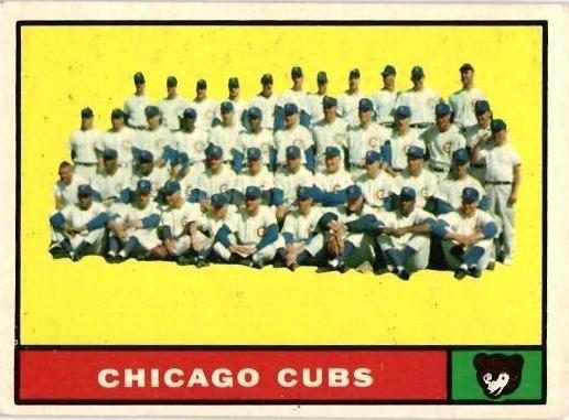 Chicago Cubs Team, 1961 Topps Baseball
