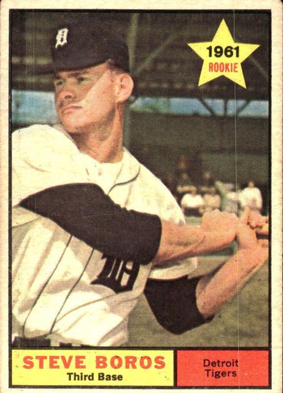 Steve Boros, 1961 Topps Baseball