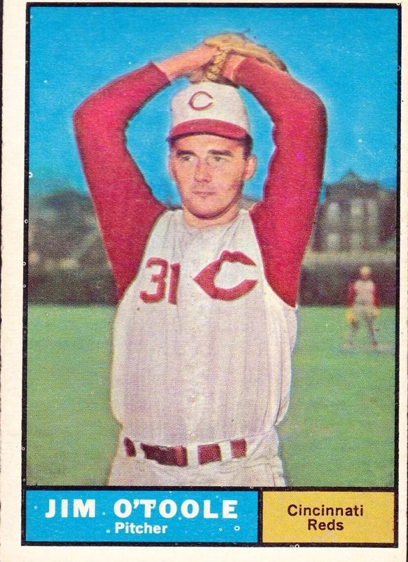 Jim O'Toole, 1961 Topps Baseball