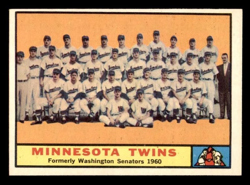 Minnesota Twins Team, 1961 Topps Baseball