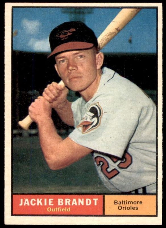 Jackie Brandt, 1961 Topps Baseball