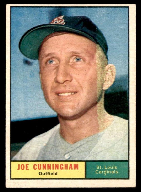 Joe Cunningham, 1961 Topps Baseball
