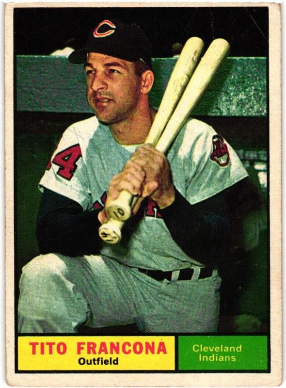 Tito Francona, 1961 Topps Baseball