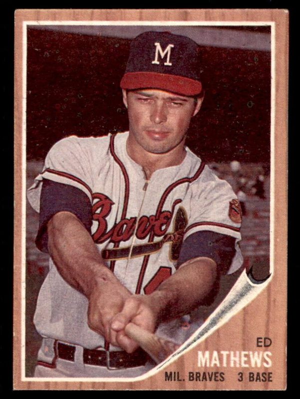 Ed Mathews, 1962 Topps Baseball