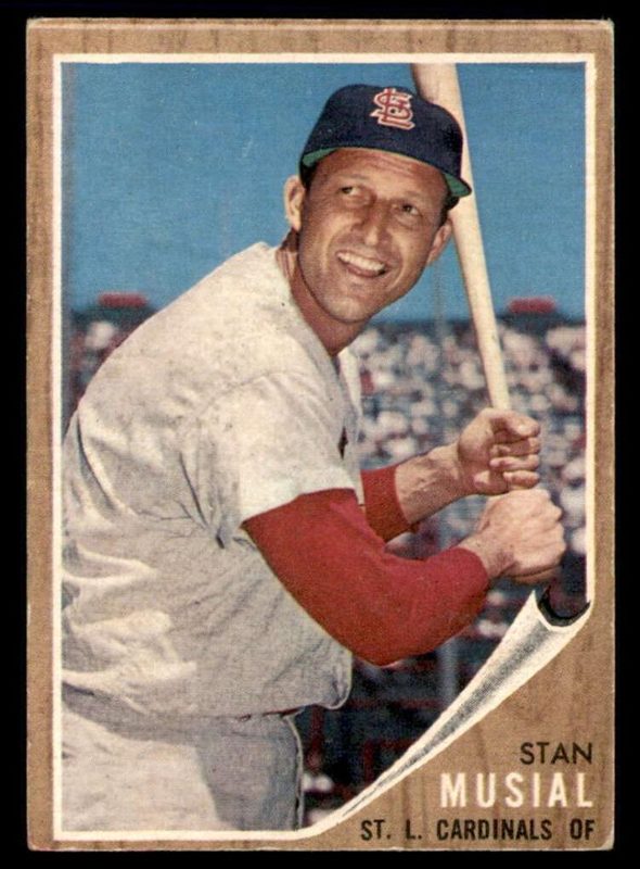 Stan Musial, 1962 Topps Baseball