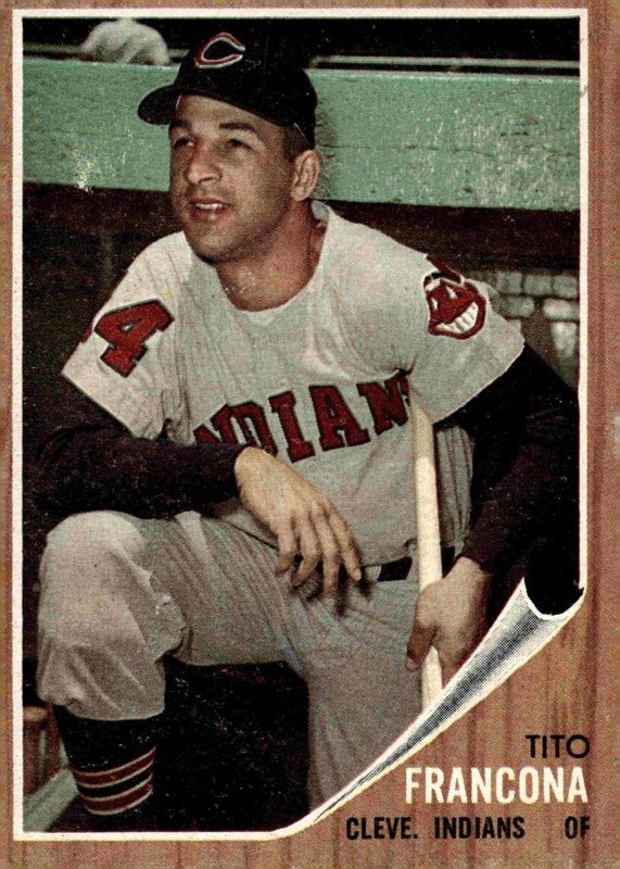 Tito Francona, 1962 Topps Baseball