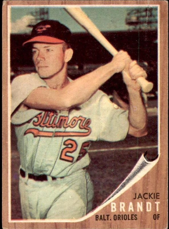Jackie Brandt, 1962 Topps Baseball