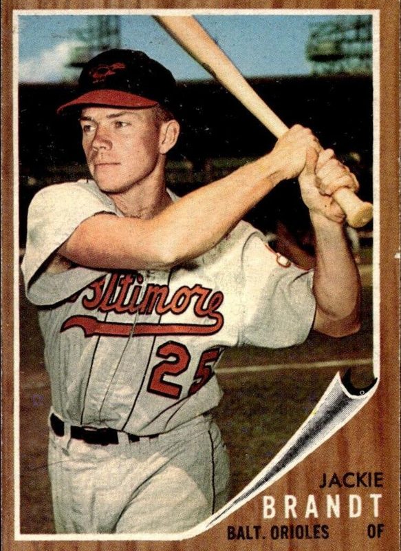 Jackie Brandt, 1962 Topps Baseball