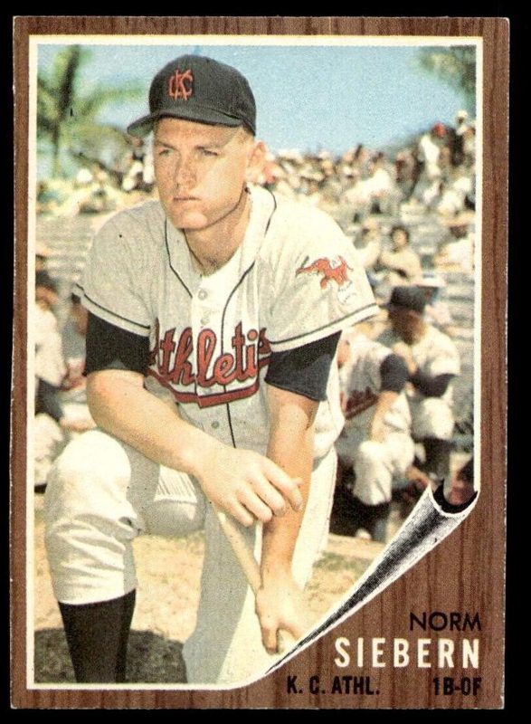 Norm Siebern, 1962 Topps Baseball