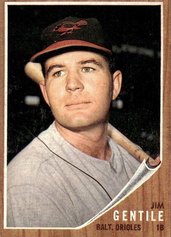 Jim Gentile, 1962 Topps Baseball