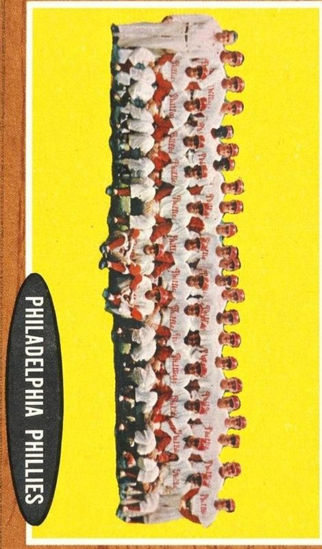 Philadelphia Phillies Team, 1962 Topps Baseball