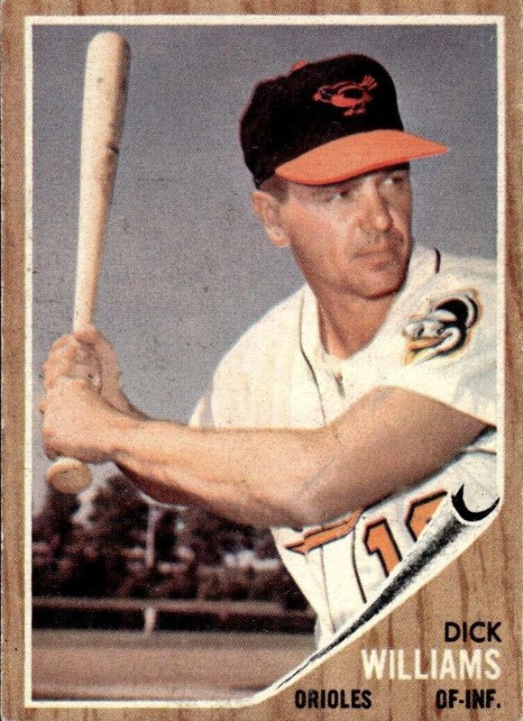 Dick Williams, 1962 Topps Baseball
