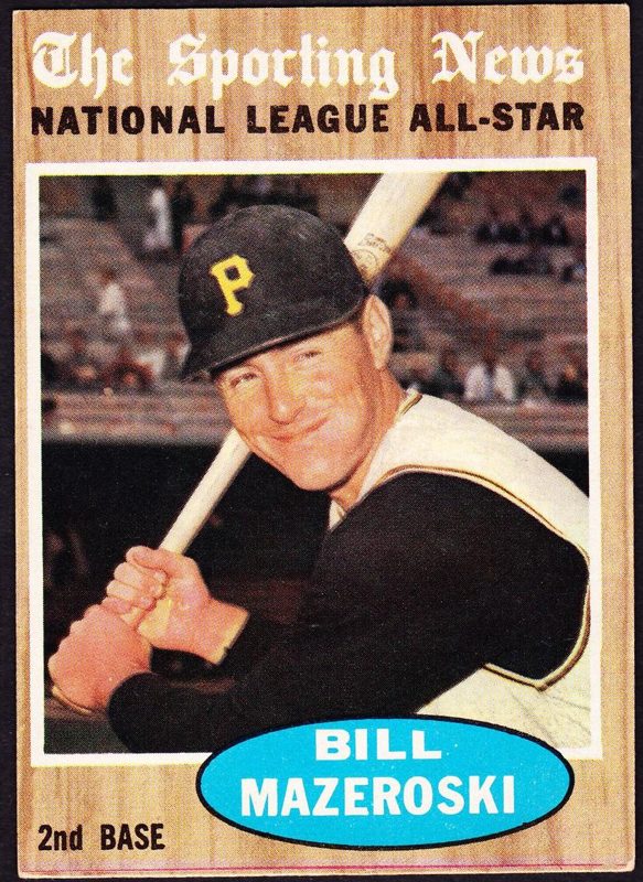 Bill Mazeroski, 1962 Topps Baseball