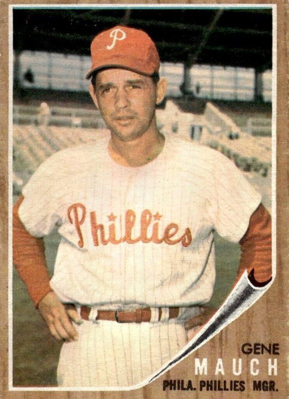 Gene Mauch, 1962 Topps Baseball