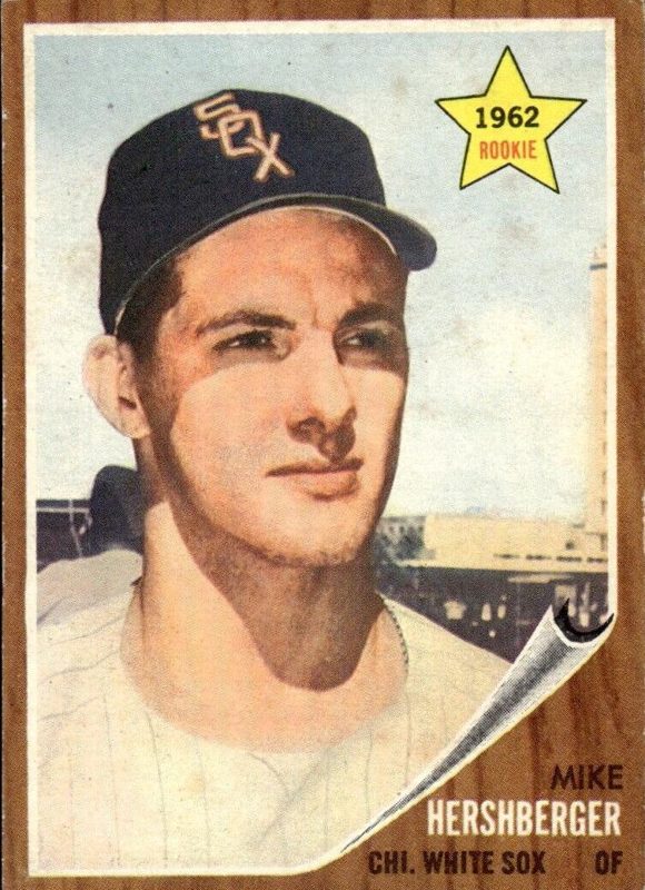 Mike Hershberger, 1962 Topps Baseball