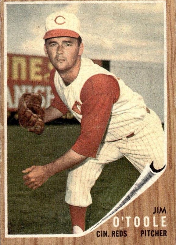 Jim O'Toole, 1962 Topps Baseball