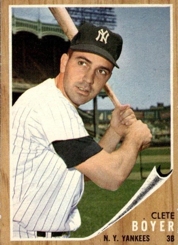 Clete Boyer, 1962 Topps Baseball