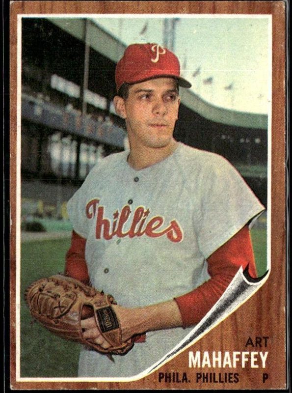 Art Mahaffey, 1962 Topps Baseball