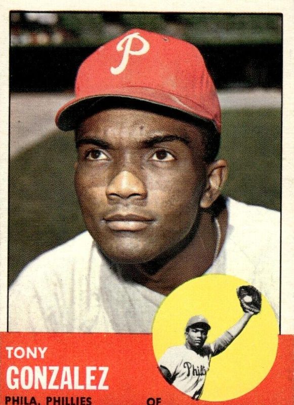 Tony Gonzalez, 1963 Topps Baseball