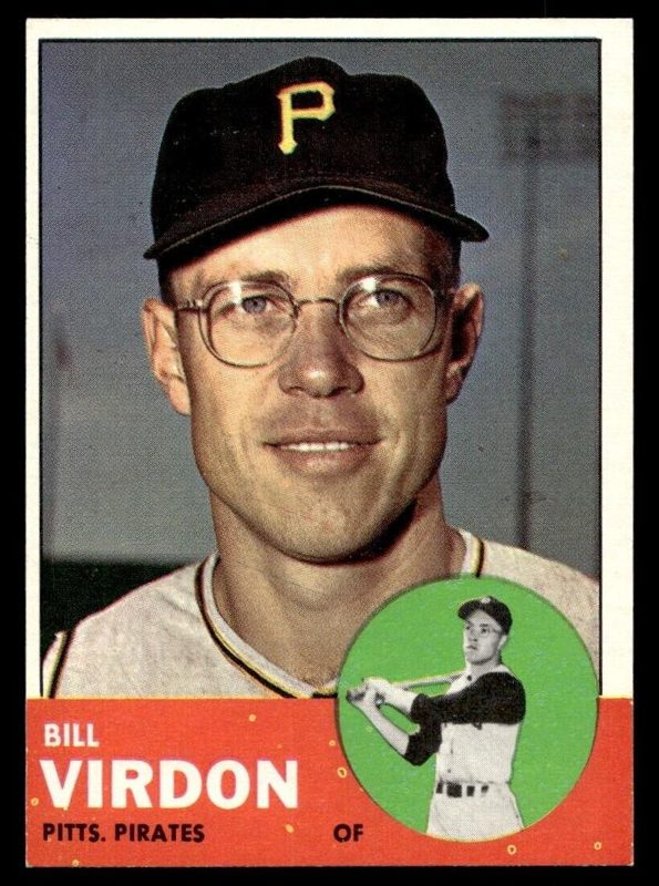 Bill Virdon, 1963 Topps Baseball