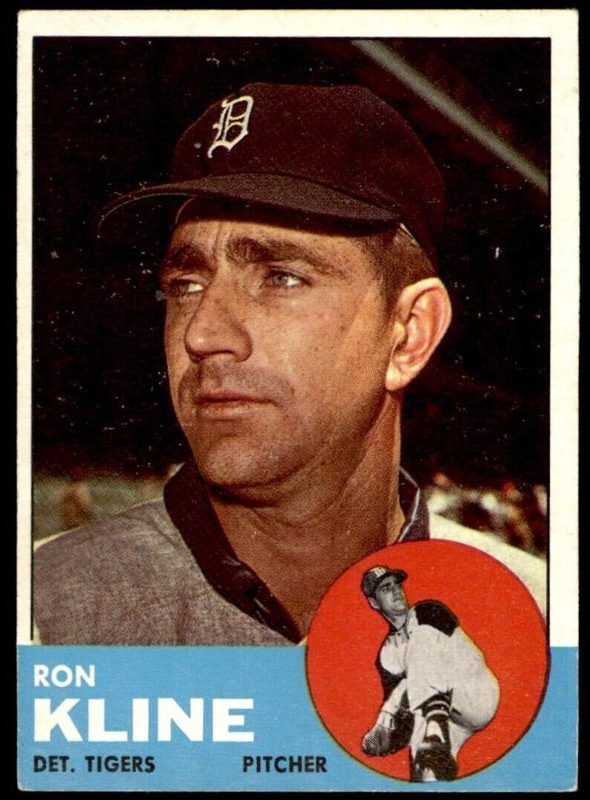 Ron Kline, 1963 Topps Baseball