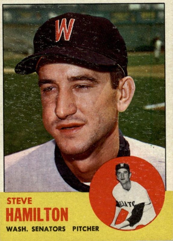 Steve Hamilton, 1963 Topps Baseball