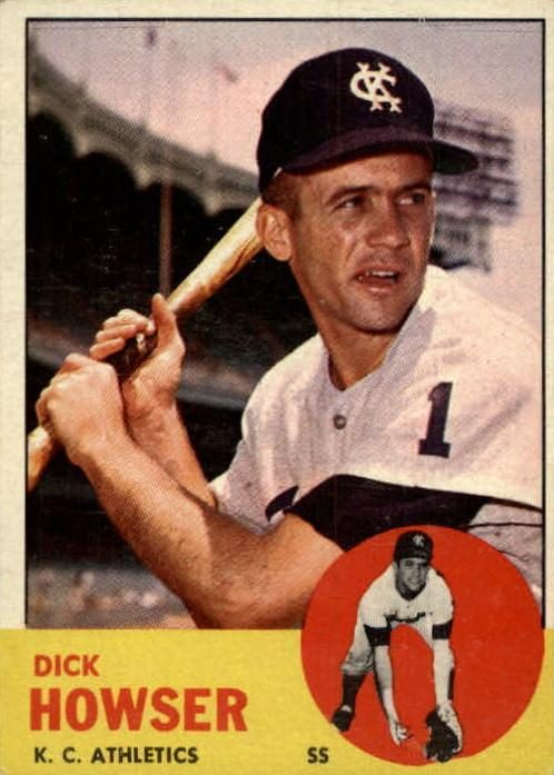 Dick Howser, 1963 Topps Baseball