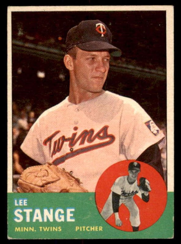 Lee Stange, 1963 Topps Baseball