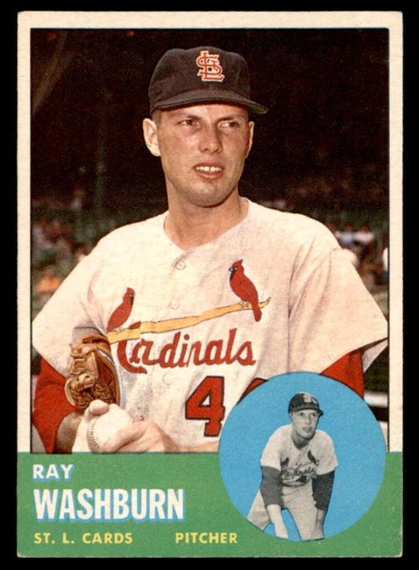 Ray Washburn, 1963 Topps Baseball
