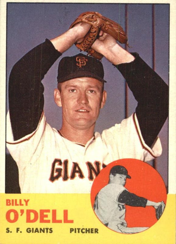 Billy O'Dell, 1963 Topps Baseball