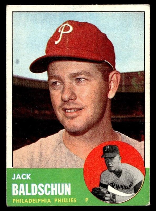 Jack Baldschun, 1963 Topps Baseball