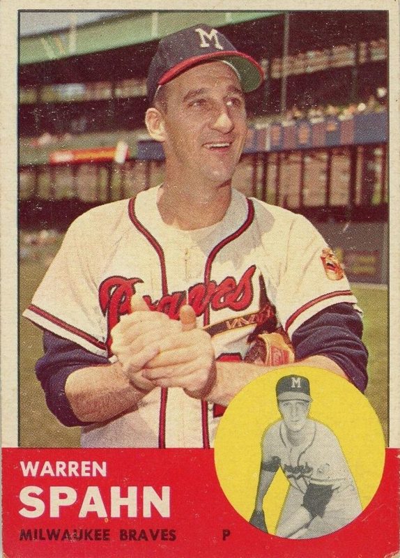 Warren Spahn, 1963 Topps Baseball