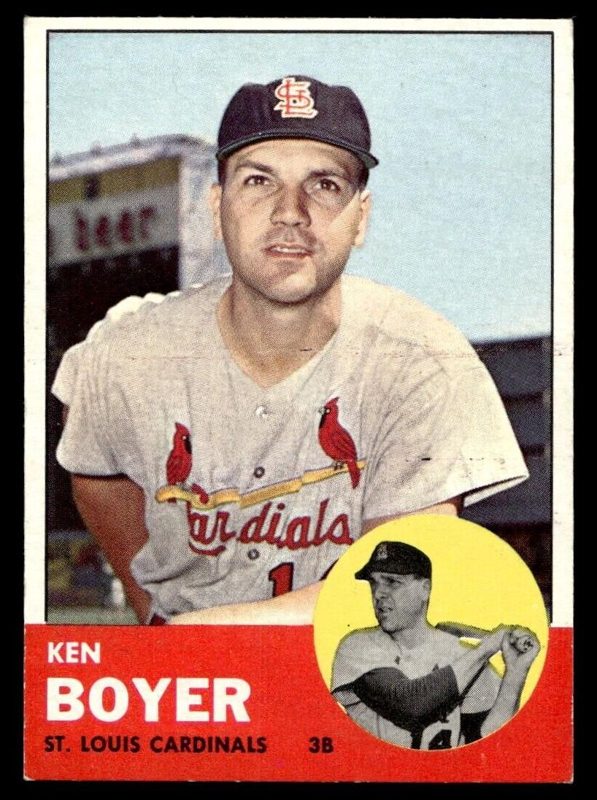 Ken Boyer, 1963 Topps Baseball