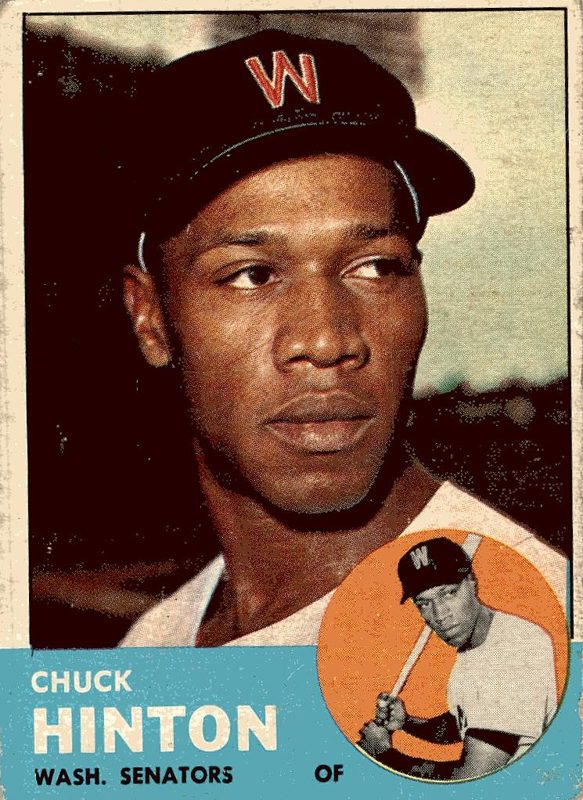 Chuck Hinton, 1963 Topps Baseball