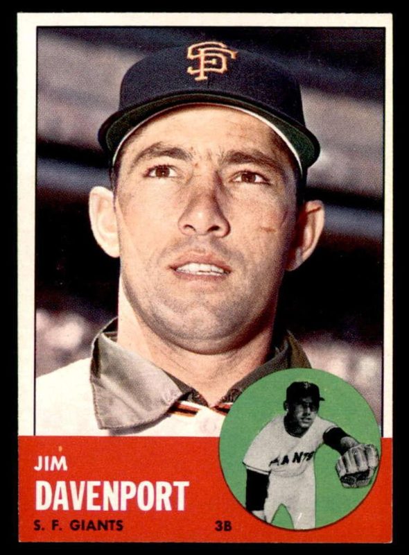 Jim Davenport, 1963 Topps Baseball