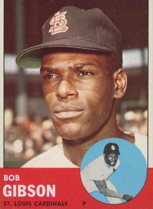 Bob Gibson, 1963 Topps Baseball