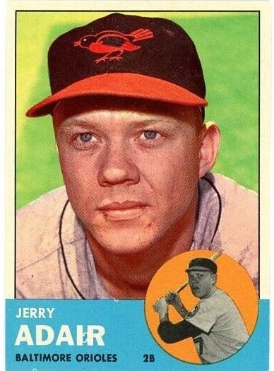 Jerry Adair, 1963 Topps Baseball