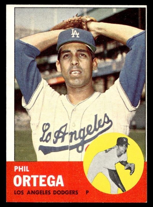 Phil Ortega, 1963 Topps Baseball