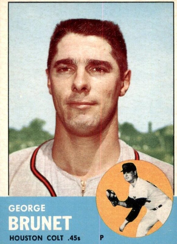 George Brunet, 1963 Topps Baseball