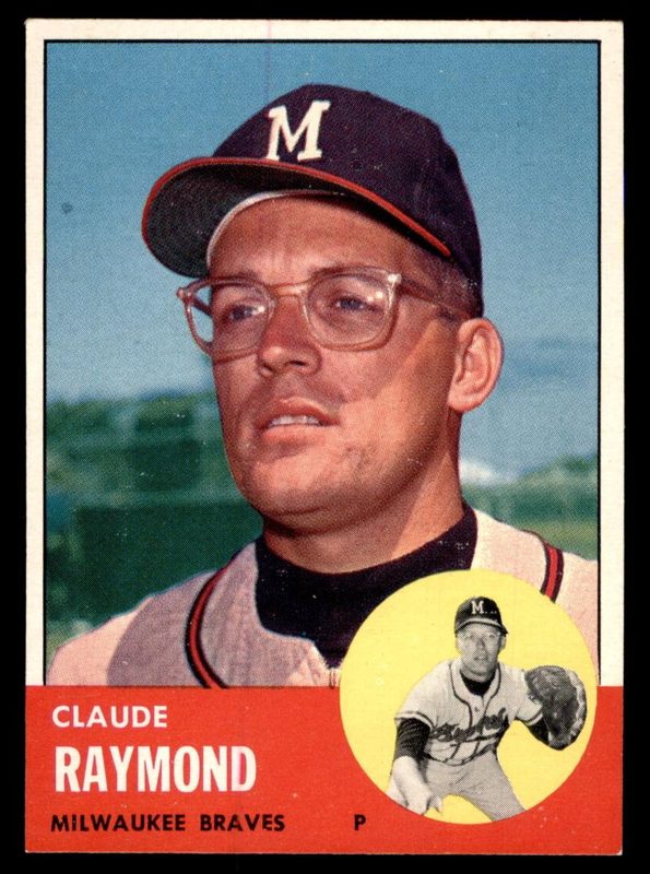 Claude Raymond, 1963 Topps Baseball