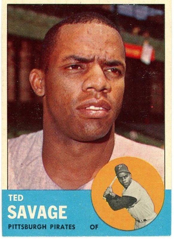 Ted Savage, 1963 Topps Baseball