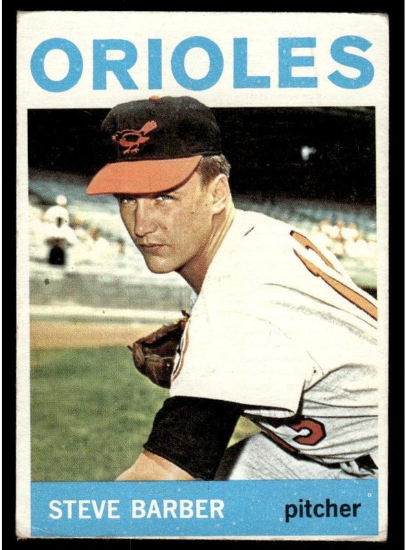 Steve Barber, 1964 Topps Baseball