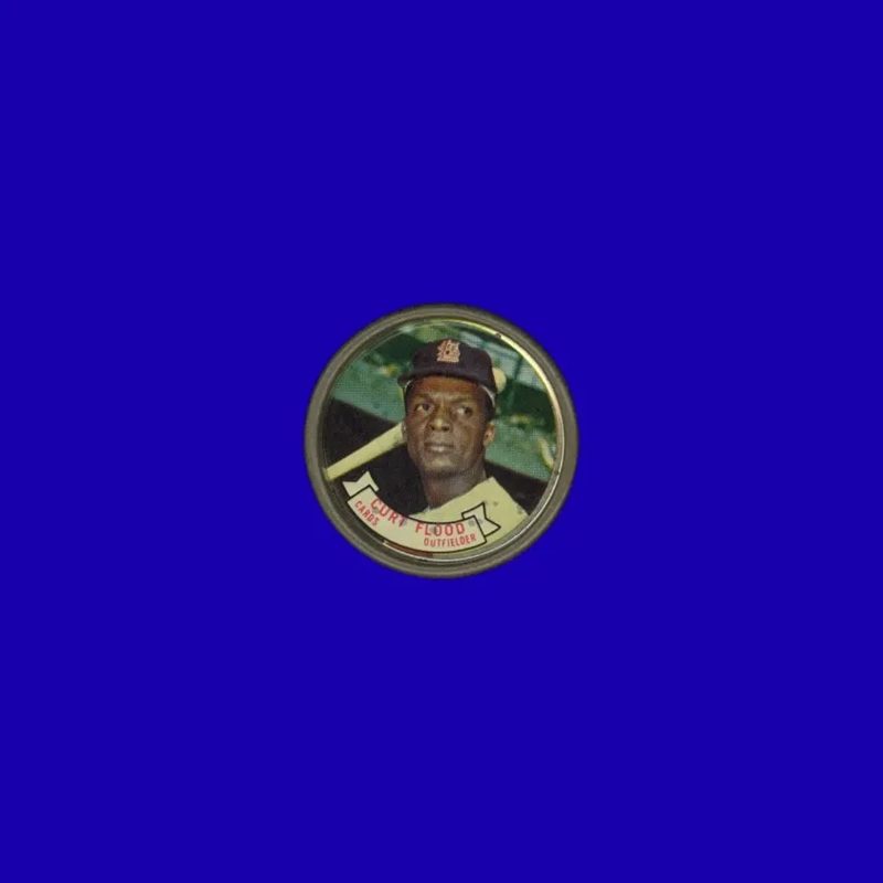 Curt Flood, 1964 Topps Coins Baseball