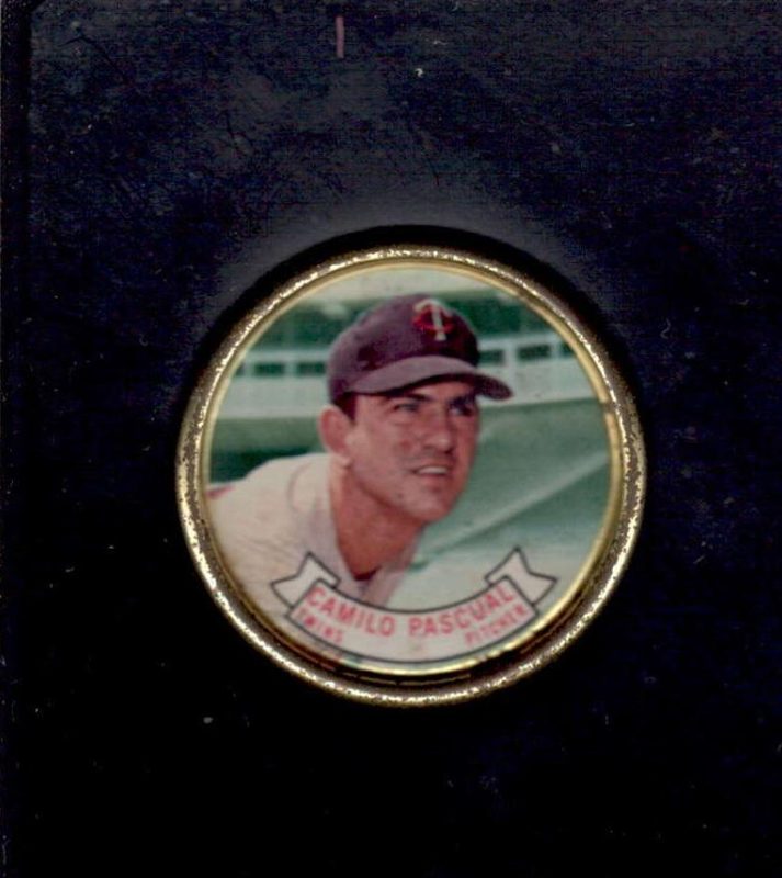 Camilo Pascual, 1964 Topps Coins Baseball